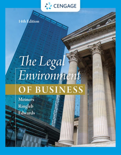 THE LEGAL ENVIRONMENT OF BUSINESS- FRANCES EDWARDS