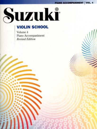 SUZUKI VIOLIN SCHOOL 4 PIANO ACC REVISED-SHINICHI