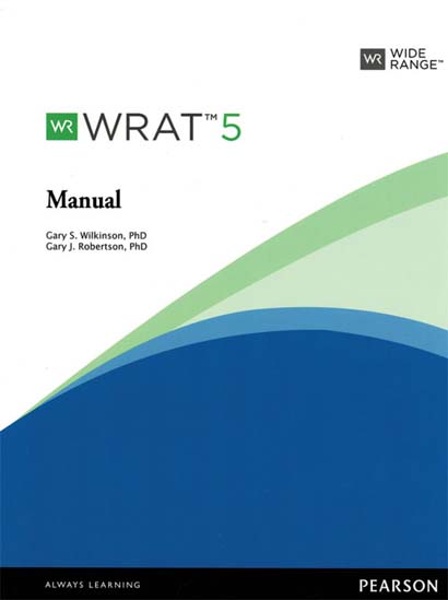 The Wide Range Achievement Test - Fifth Edition Manual, WRAT-5 Green Record Form/Response Booklet (25), 31457
