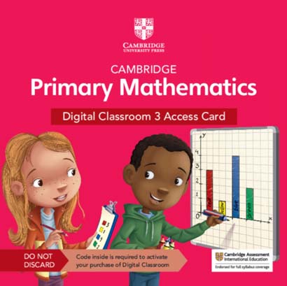 CAMBRIDGE PRI MATHS DIGITAL CLASSROOM 3 ACCESS CAR