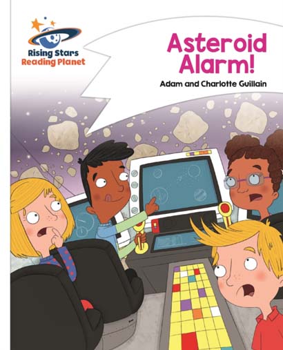READING PLANET ASTEROID ALARM WHITE COMET STREET K