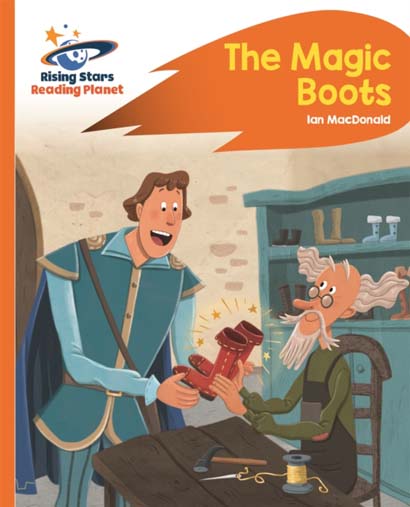 READING PLANET THE MAGIC BOOTS ORANGE ROCKET PHONI