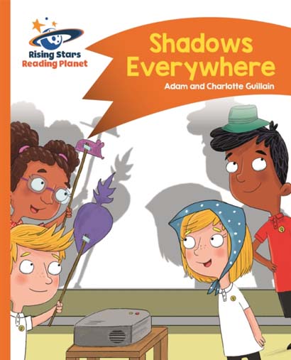 READING PLANET SHADOWS EVERYWHERE ORANGE COMET STR