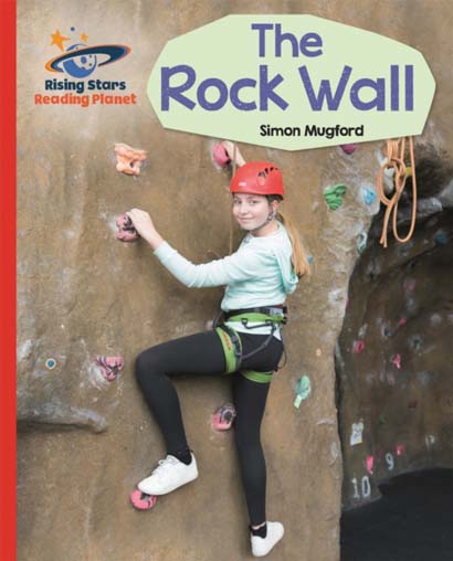 READING PLANET  THE ROCK WALL RED A GALAXY- SIMON
