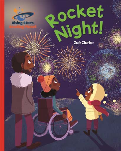 READING PLANET ROCKET NIGHT RED B GALAXY-ZOE CLARK