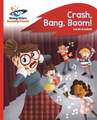 READING PLANET CRASH BANG BOOM RED B ROCKET PHONIC