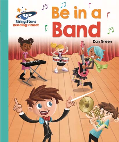 READING PLANET BE IN A BAND TURQUOISE GALAXY-GREEN
