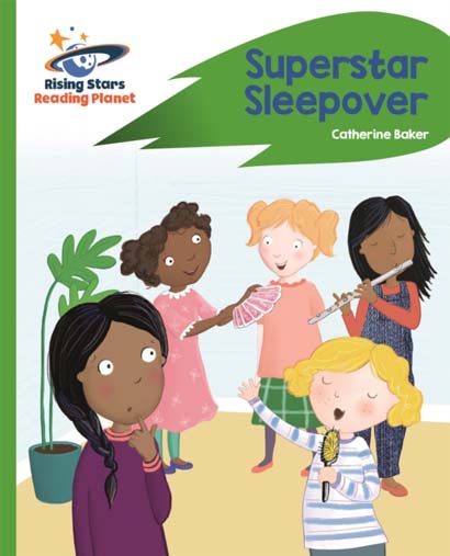 READING PLANET  SUPERSTAR SLEEPOVER GREEN ROCKET P