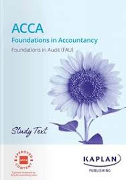 ACCA FOUNDATIONS IN AUDIT FAU STUDY TEXT 2023-24