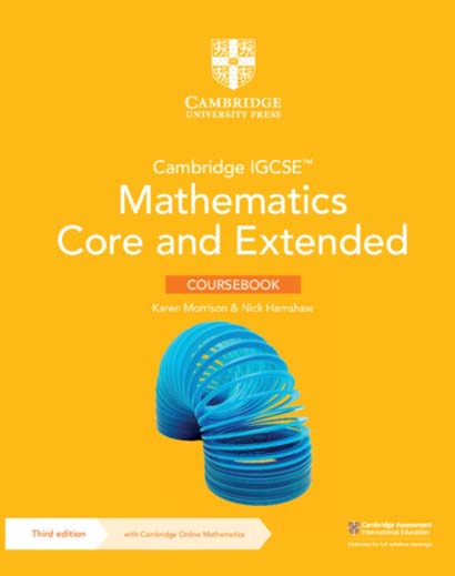 CAMB IGCSE TM MATHS CORE AND EXTENDED COURSEBOOK W