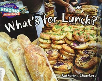WHATS FOR LUNCH WHITE BAND- CATHERINE CHAMBERS