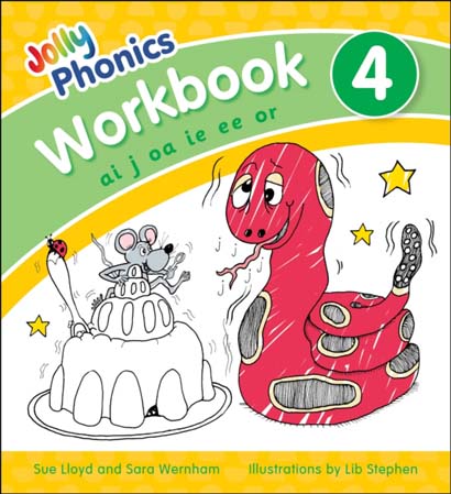 JOLLY PHONICS WORKBOOK 4 IN PRECURSIVE LETTERS BRI