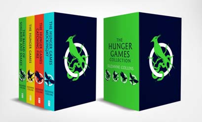 THE HUNGER GAMES 4 BOOK PAPERBACK BOX SET- SUZANNE