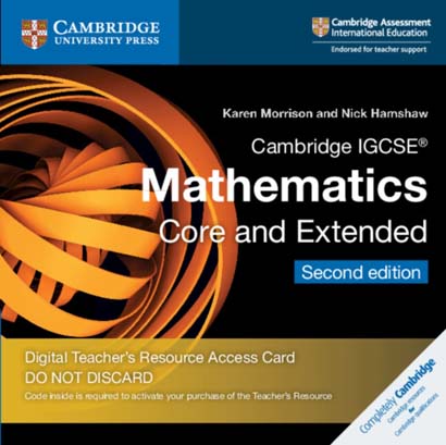 CAMBRIDGE IGCSE  MATHEMATICS CORE AND EXTENDED CAM