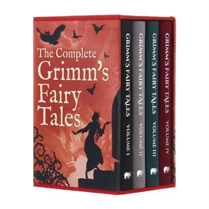 THE COMPLETE GRIMMS FAIRY TALES  DELUXE 4-BOOK HAR
