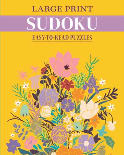 LARGE PRINT SUDOKU EASY-TO-READ PUZZLES- ERIC SAUN