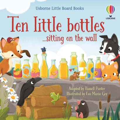 TEN LITTLE BOTTLES SITTING ON THE WALL-RUSSELL PUN