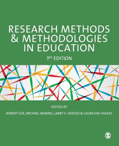 RESEARCH METHODS AND METHODOLOGIES IN EDUCATION