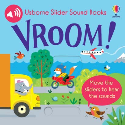 SLIDER SOUND BOOKS: VROOM!-SAM TAPLIN
