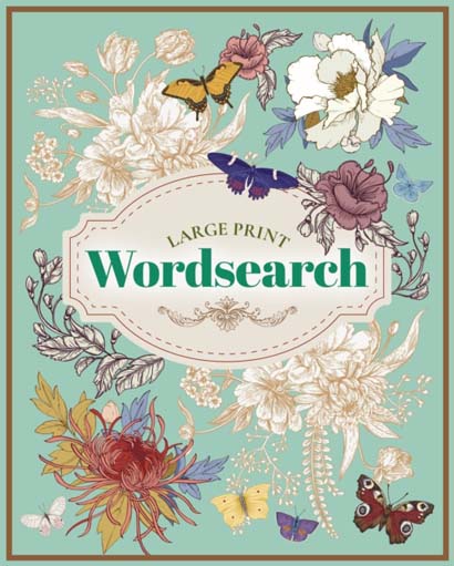 LARGE PRINT WORDSEARCH EASY TO READ PUZZLES- ERIC