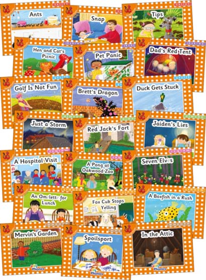 JOLLY PHONICS ORANGE LEVEL READERS COMPLETE SET IN