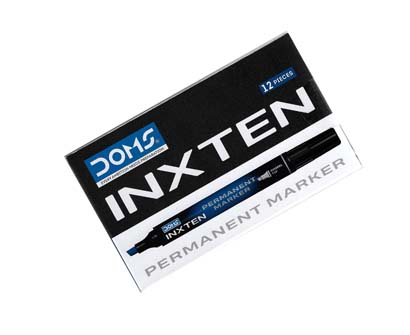 DOMS INXTEN PERMANENT MARKER BLUE CHIZEL 80820