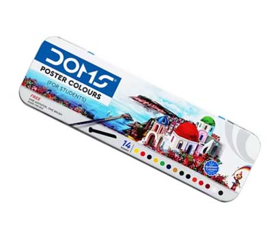 DOMS POSTER COLOUR 14 SHADES 7118