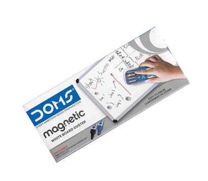 DOMS MAGNETIC WHITE BOARD DUSTER WITH MARKER 7907