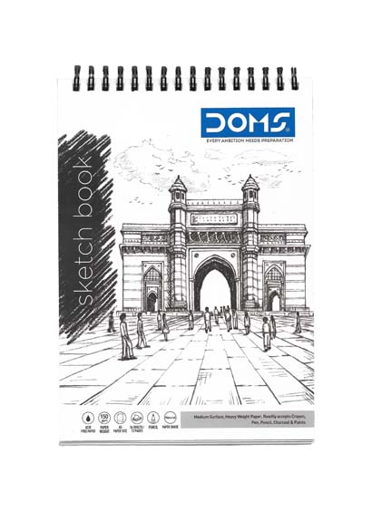 DOMS A5 WIRO SKETCH BOOK 36 SHEETS 8229