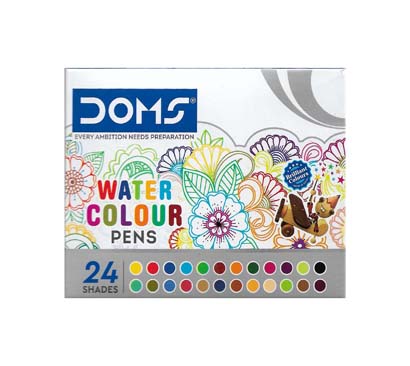 DOMS MINI WATER COLOUR PEN 24 SHADES 8689