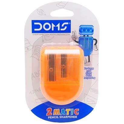 DOMS 2MATIC PENCIL SHARPNER BLISTER PACK 8712