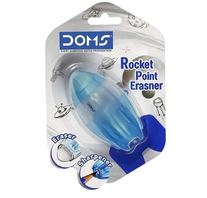 DOMS ROCKET POINT ERASENER BLISTER PACK 8745