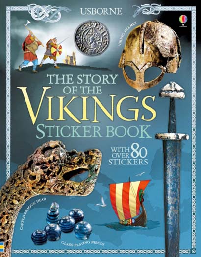 THE STORY OF THE VIKINGS STICKER BOOK-CULLIS