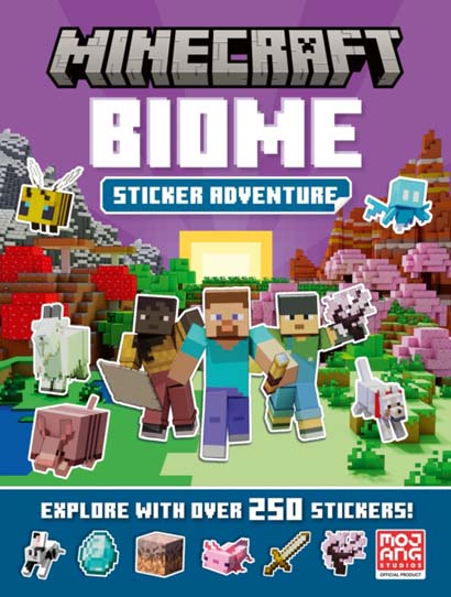 MINECRAFT BIOME ADVENTURE STICKER BOOK- MOJANG AB