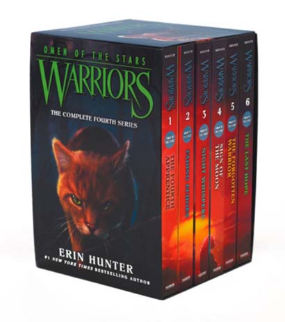 WARRIORS OMEN OF THE STARS BOX SET VOLUMES 1 TO 6 - ERIN HUNTER
