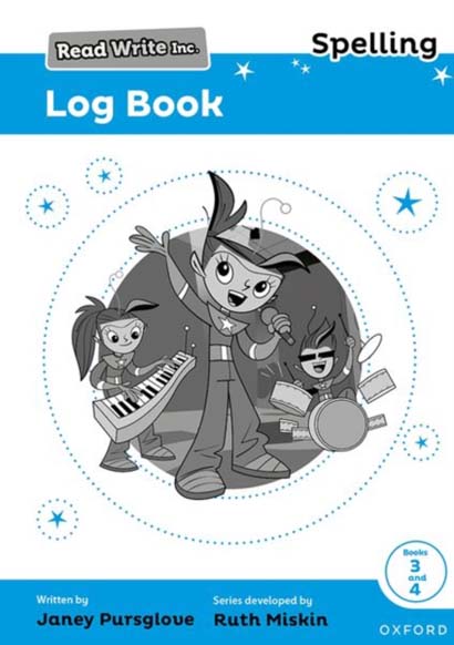READ WRITE INC SPELLING LOG BOOK 3-4 PACK OF 5 - JANEY PURSGLOVE