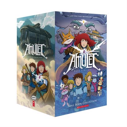 AMULET BOX SET 1-9 GRAPHIX - KAZU KIBUISHI