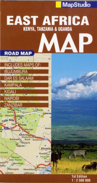 MAP STUDIO EAST AFRICA MAP