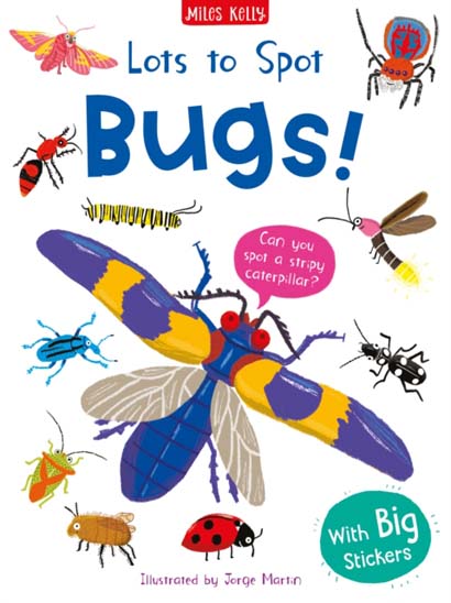 LOTS TO SPOT STICKER BOOK BUGS- AMY