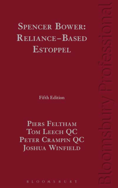 RELIANCE BASED ESTOPPEL-PETER