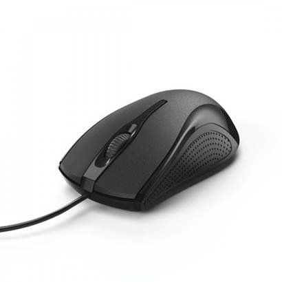 HAMA 3-BUTTON WIRED MOUSE MC-200 BLACK 182602