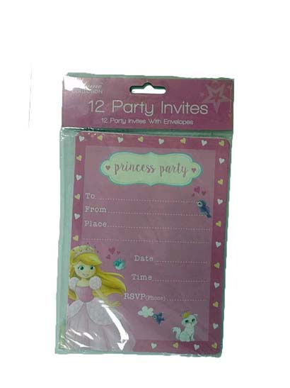 12 PARTY INVITES