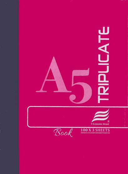 ECONOMIC TRIPLICATE A5 1-100