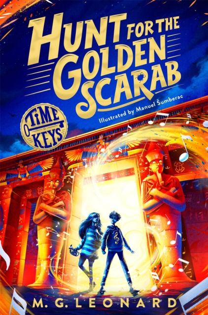 HUNT FOR THE GOLDEN SCARAB - M G LEONARD