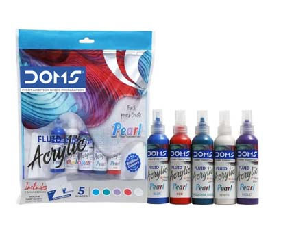 DOMS FLUID ACRYLIC COLOURS PEARL 8472