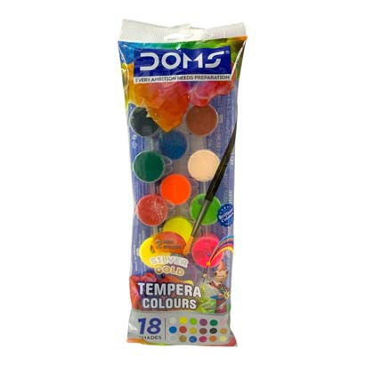 DOMS TEMPERA COLOURS 18 SHADES 3457