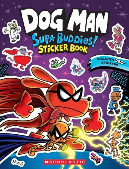 DOG MAN SUPA BUDDIES STICKER BOOK - SCHOLASTIC