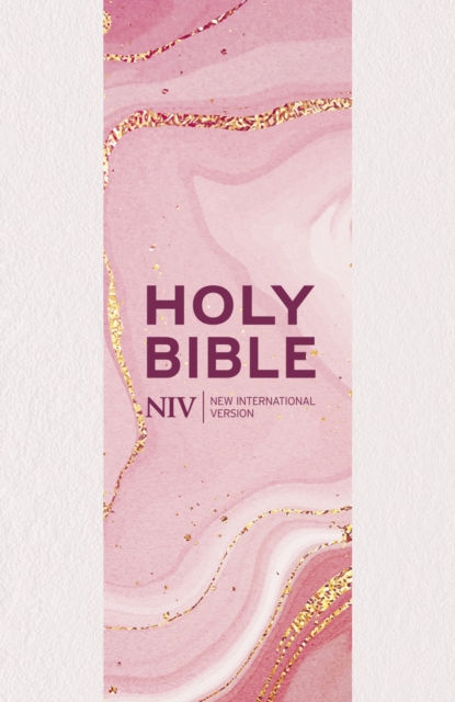 NIV LARGER PRINT PERSONAL PASTEL PINK BIBLE - NEW INTERNATIONAL VERSION
