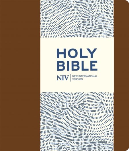 Niv Journalling Brown Imitation Leather Bible With Clasp