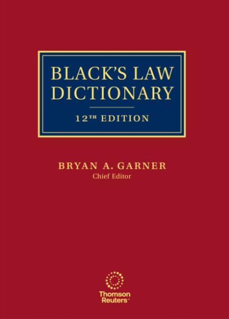 Blacks Law Dictionary - Bryan a Garner